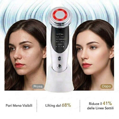 Massaggiatore viso EMS 7in1 /Funzioni Caldo & Freddo - Microcorrenti 4 LED